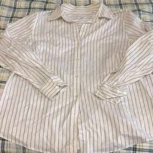 Charter Club Tops - Charter Club Woman Pinstriped Button-Down Charter Club Tops - Charter Club Woman Pinstriped Button-Down